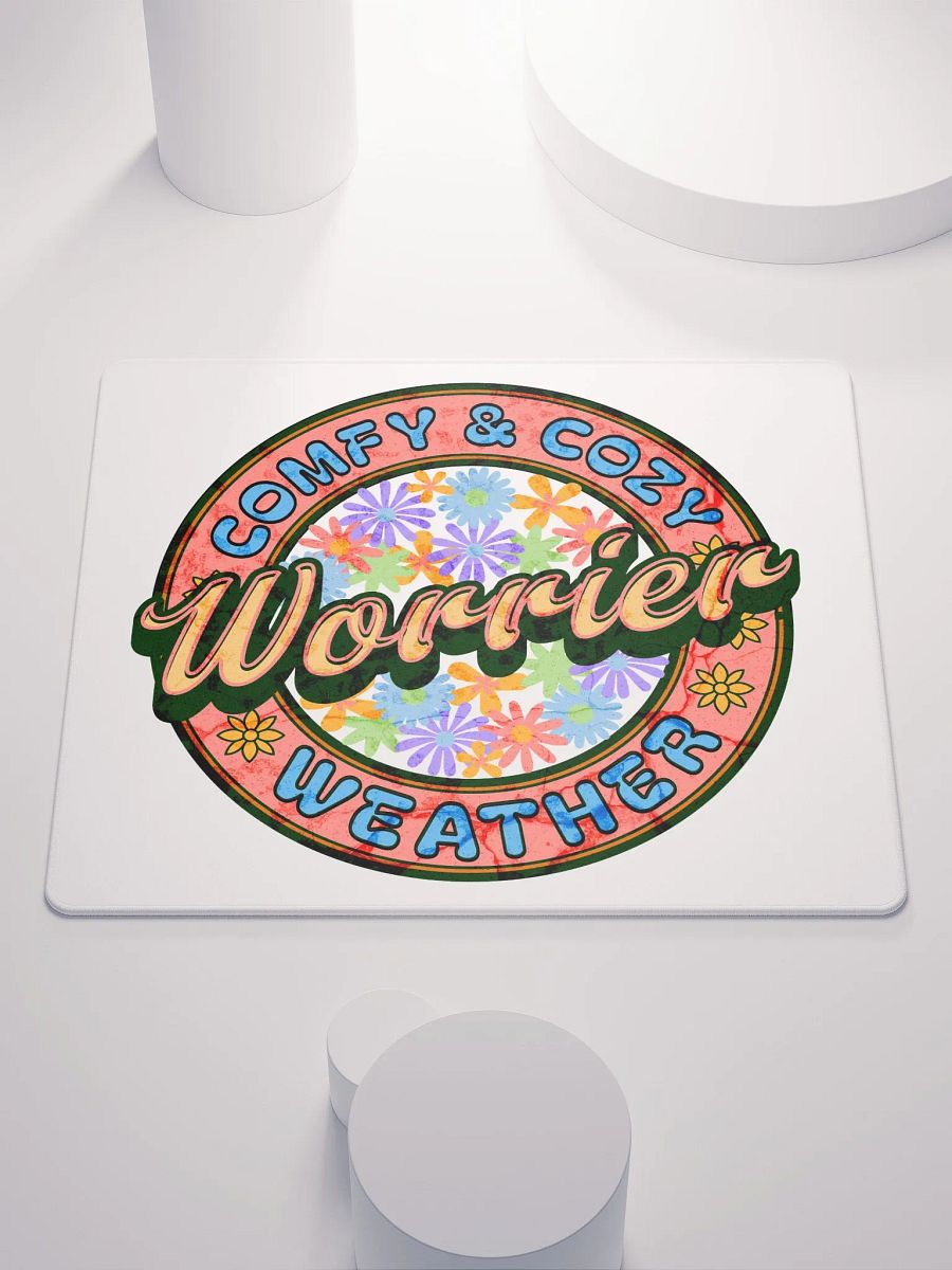 Worrier Comfy And Cozy Weather Floral Gaming Mouse Pad product image (1)