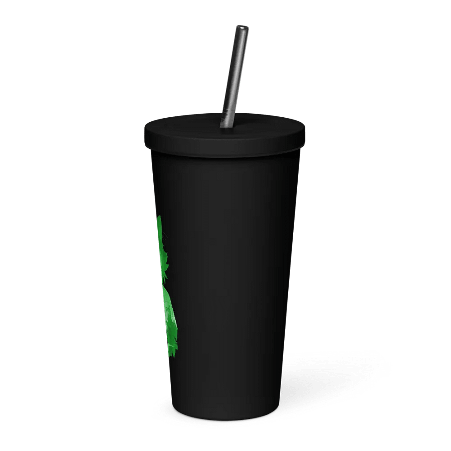 Cyber Kitty (Insulated Tumbler with Straw) product image (3)