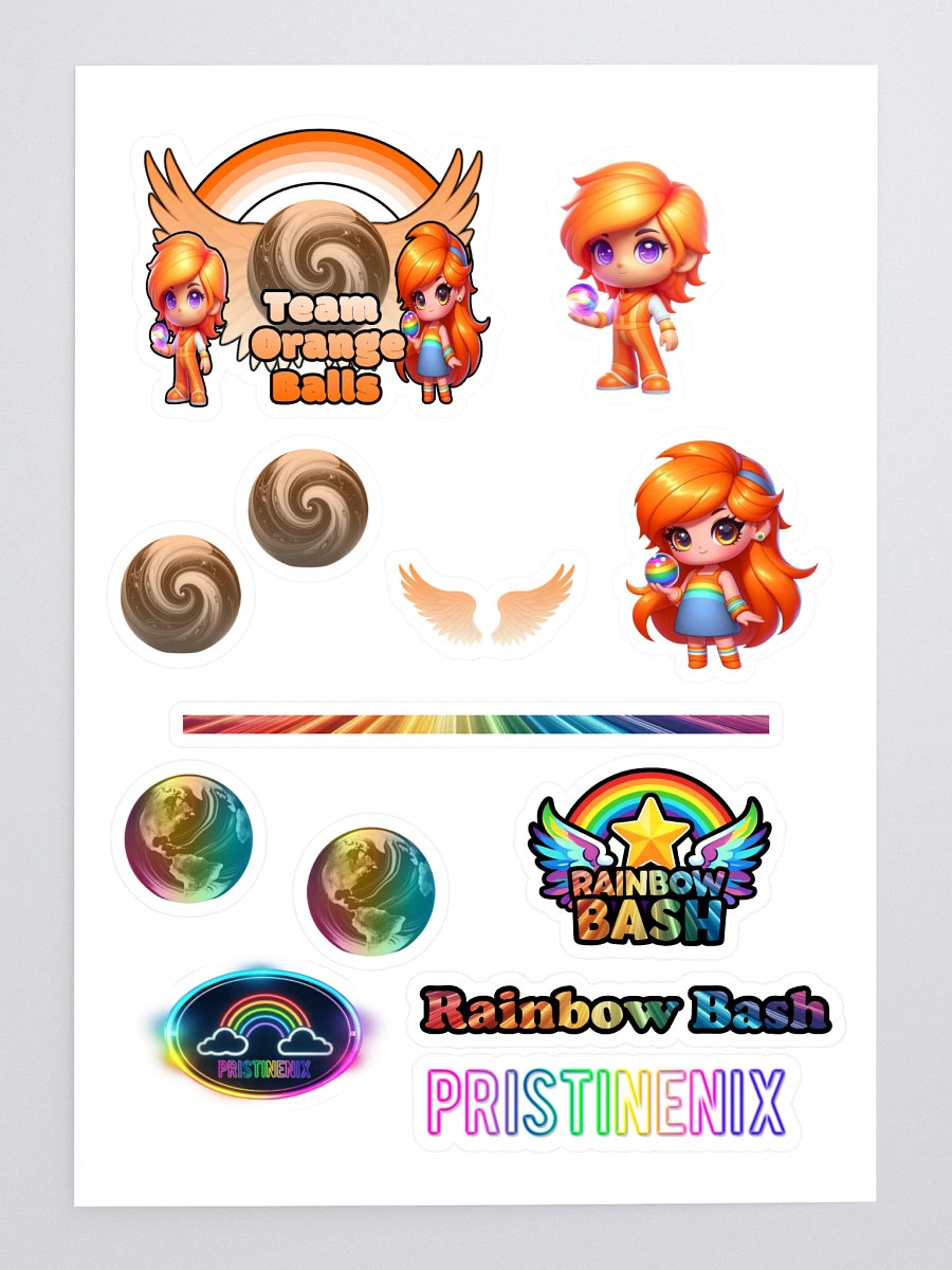 Team Orange Stickers product image (3)
