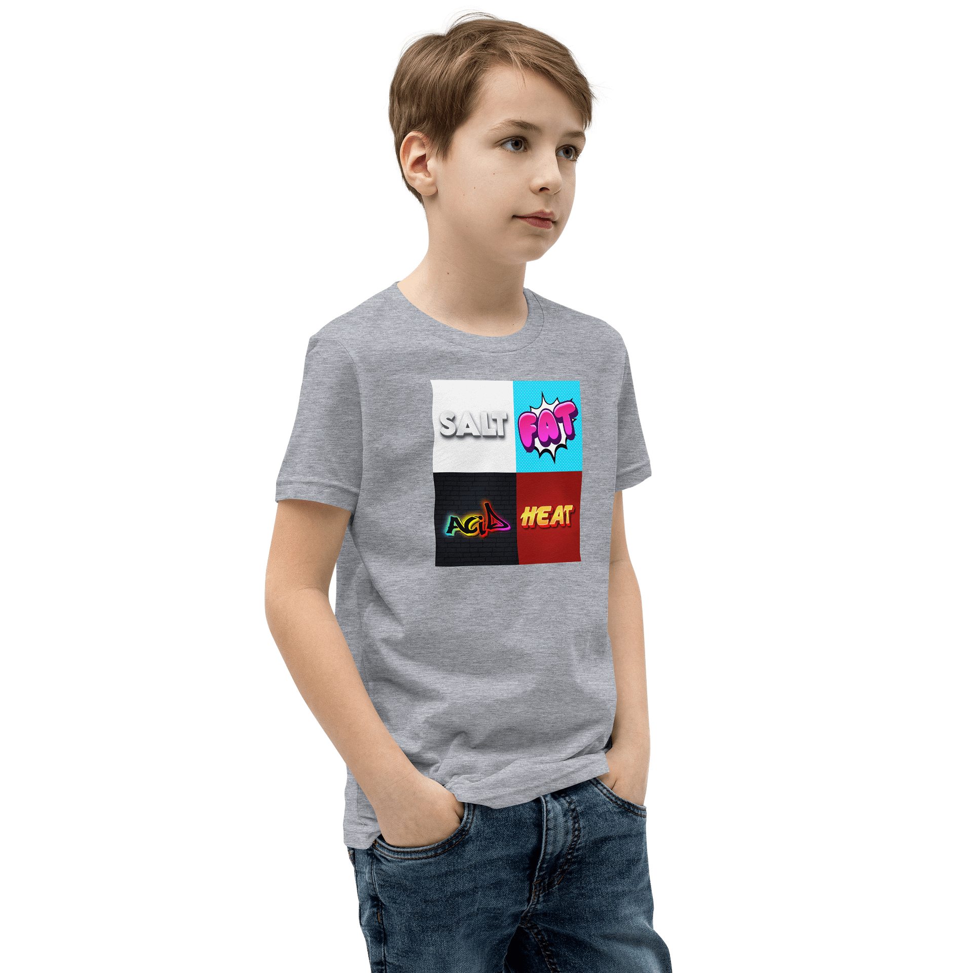 Salt Fat Acid Heat - Bella+Canvas Youth Short Sleeve T-Shirt product image (51)