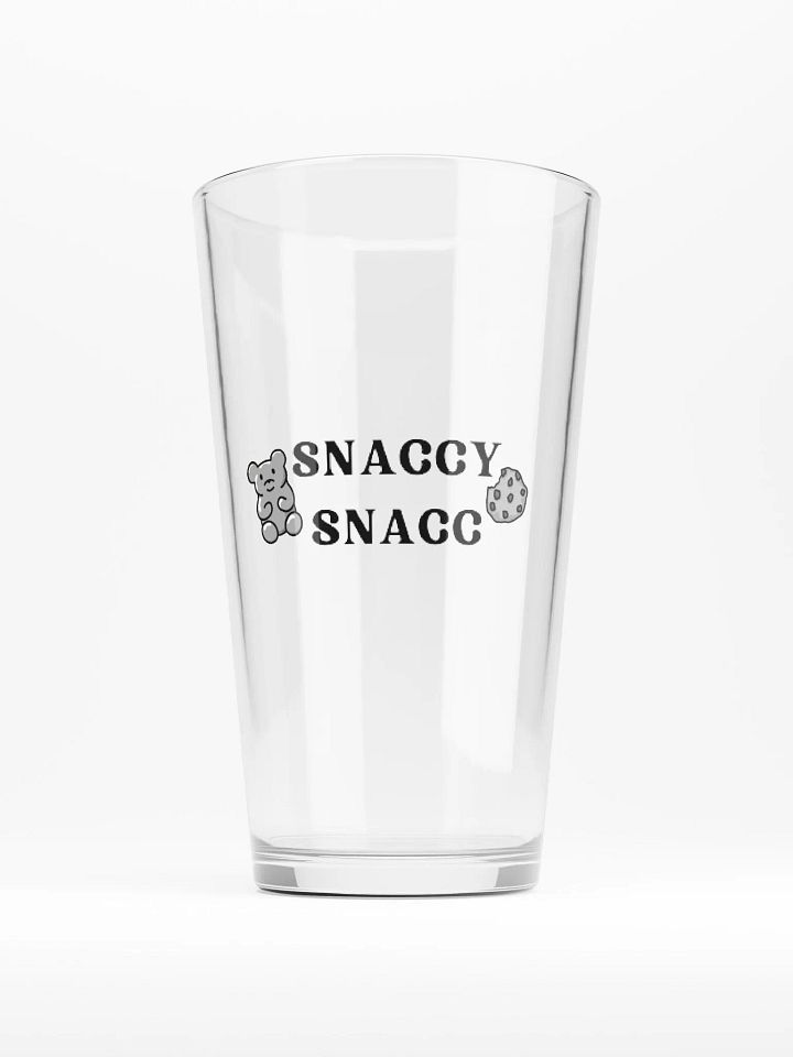 Snaccy Snacc Pint Glass product image (1)