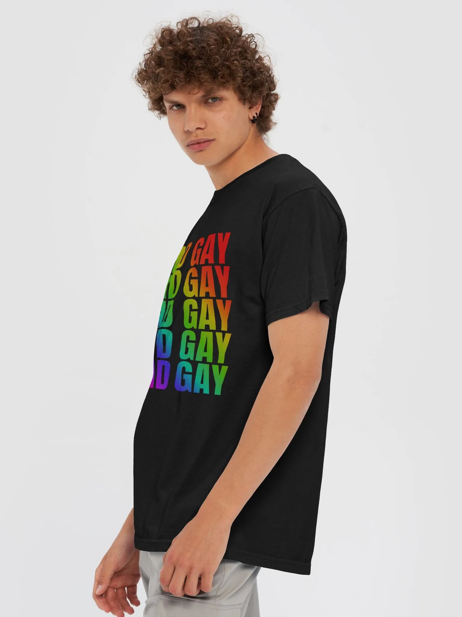 SAD AND GAY tshirt product image (6)