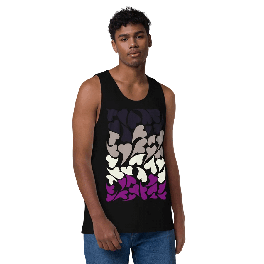 Nestled PRIDE Asexual Tank Top product image (9)