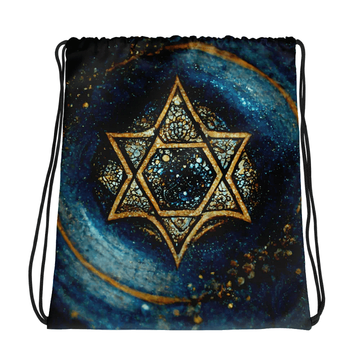 Cosmic Star All-Over Drawstring Bag product image (1)