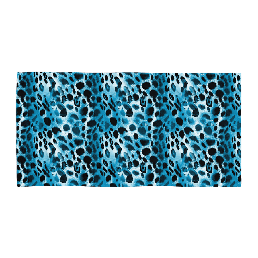 Blue Leopard Towel product image (1)