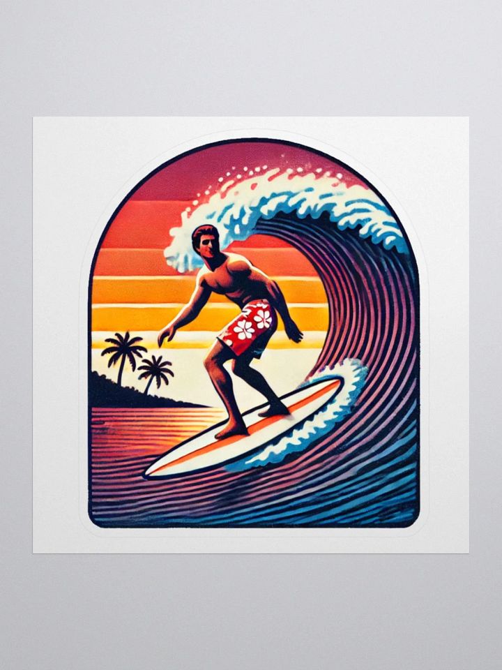 Wild Wave Rider Sticker product image (1)