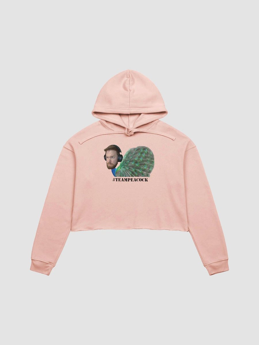 #TeamPeacock Crop Hoodie product image (2)