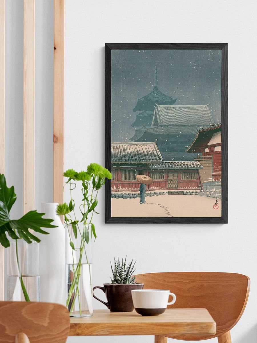 Tenno Temple, Osaka - Kawase Hasui product image (2)