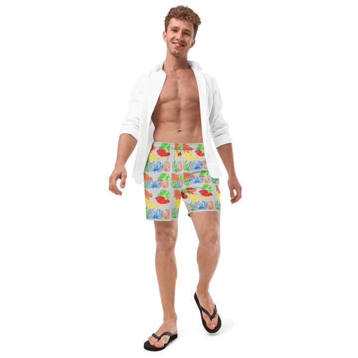 Soft and silky classic men's swim trunks product image (1)