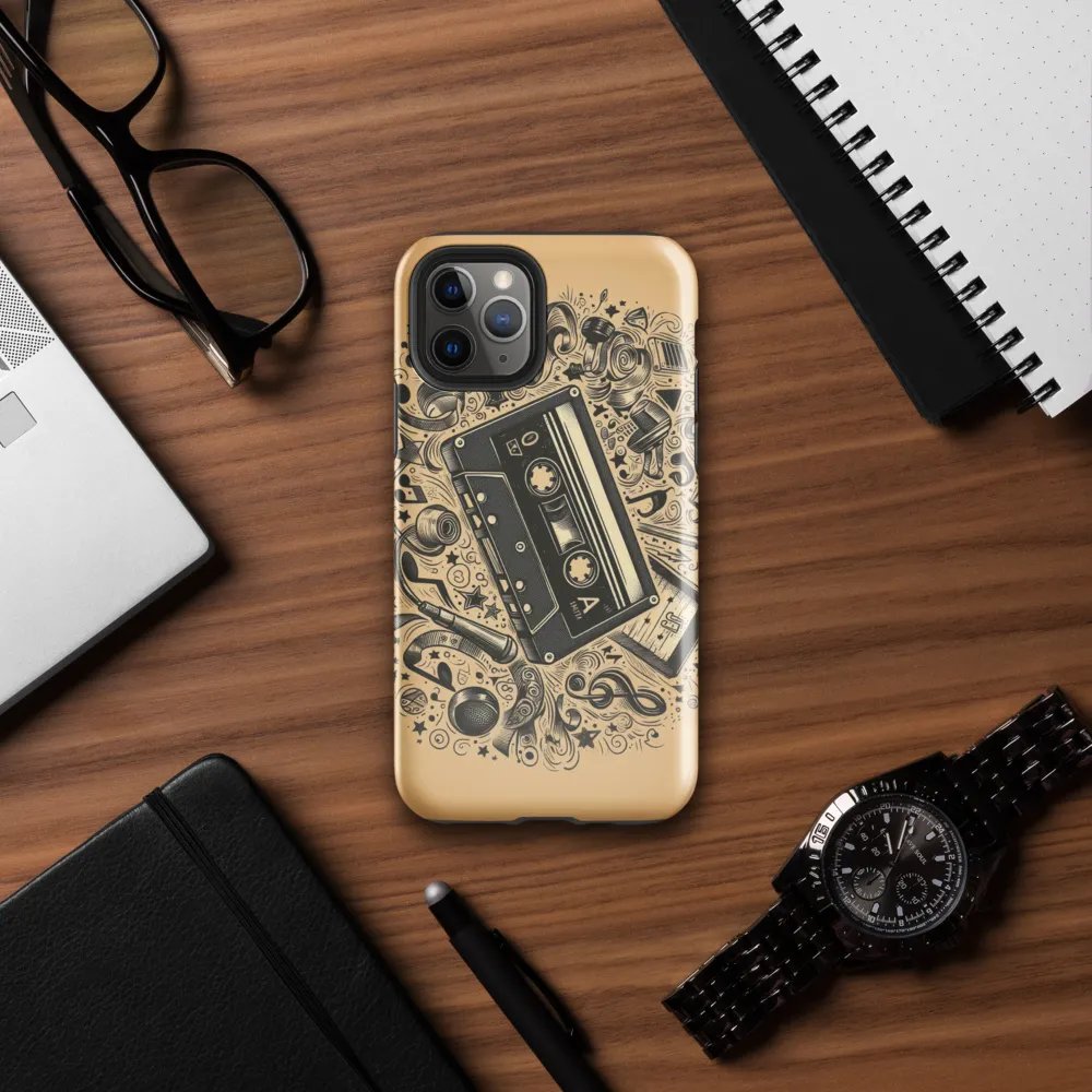 Whimsical Retro Cassette Tape Tough iPhone® Case product image (58)