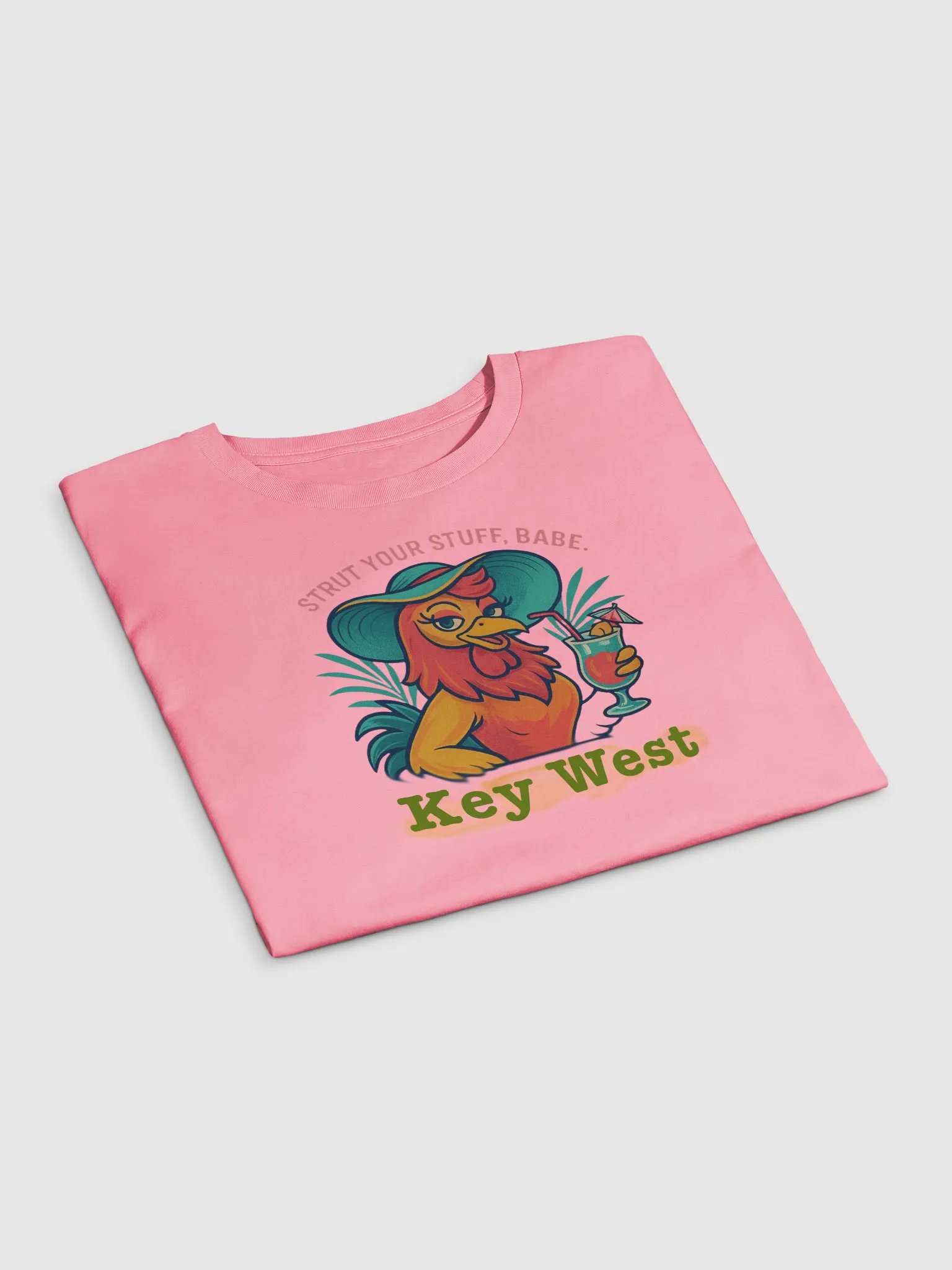 Key West Strut Your Stuff, Babe Rooster Ladies Crop Top product image (5)