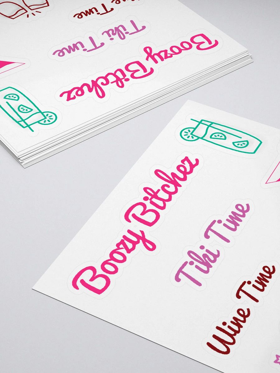 Boozy Bitchez Sticker Sheet (2) product image (4)