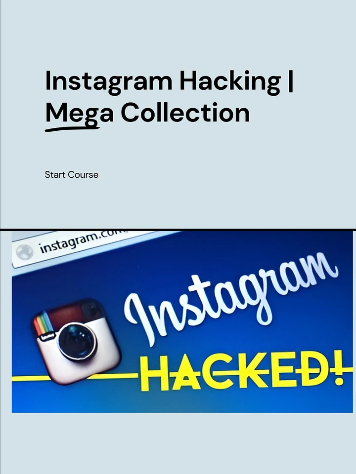 Instagram Hacking | Mega Collection product image (1)