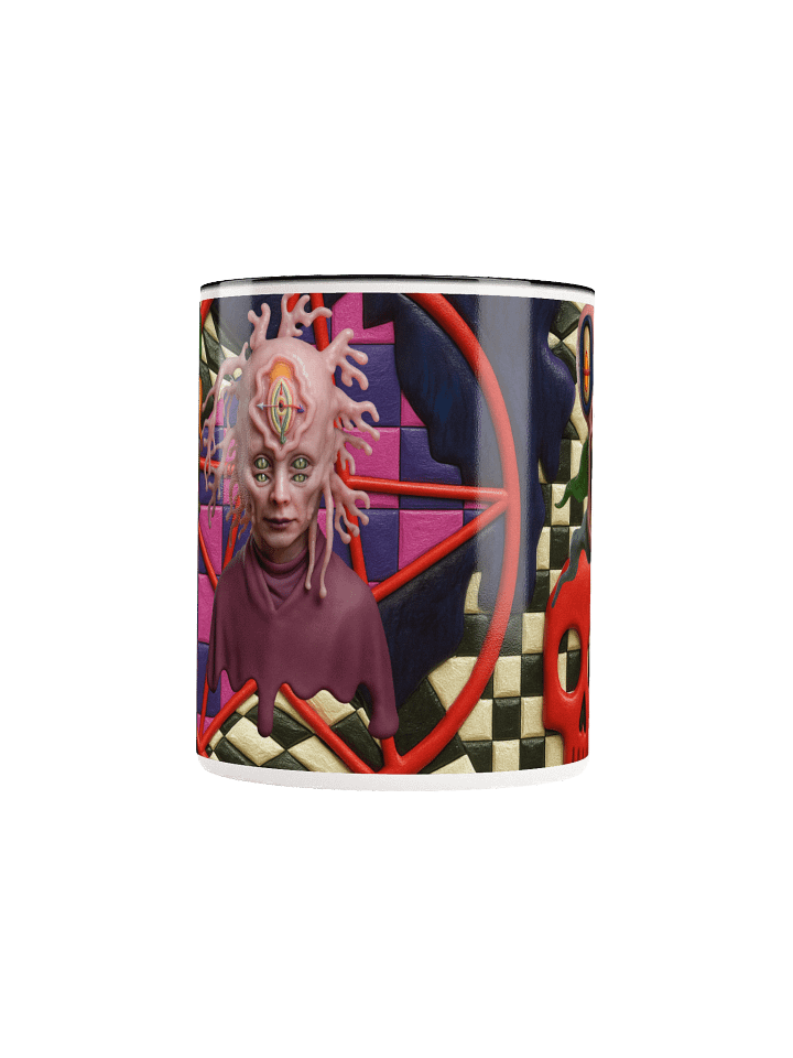 👻 Creepy Halloween Mug – Spooky Surreal Character Design 👻 product image (2)