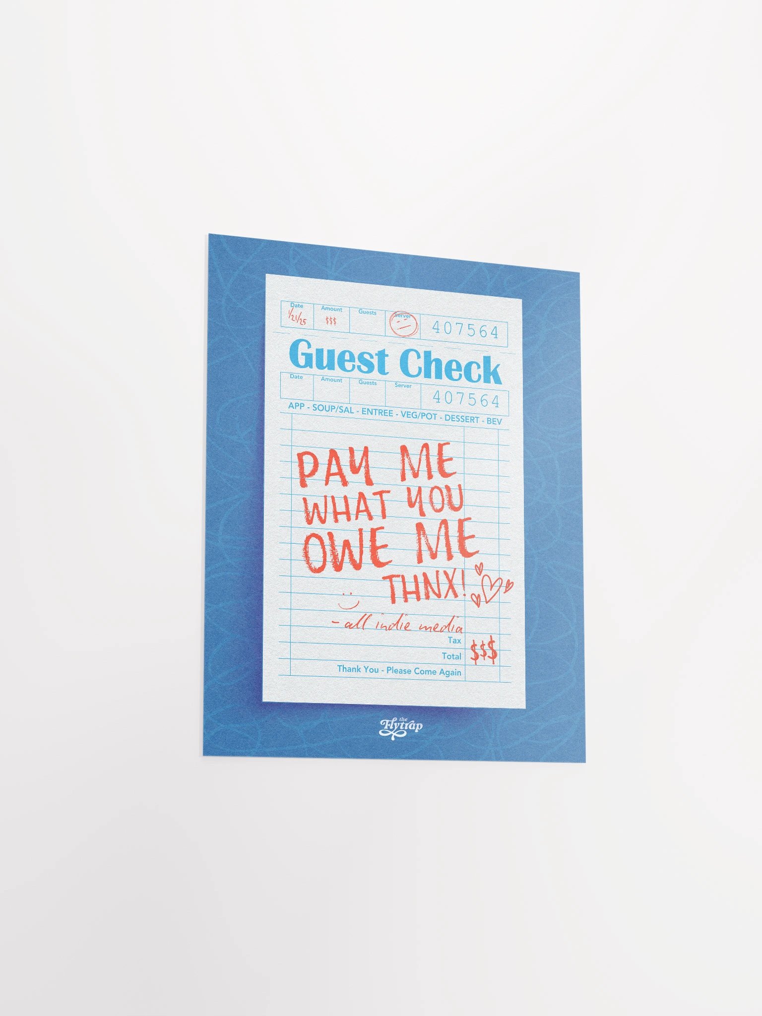 PAY ME 8X10 POSTER product image (3)