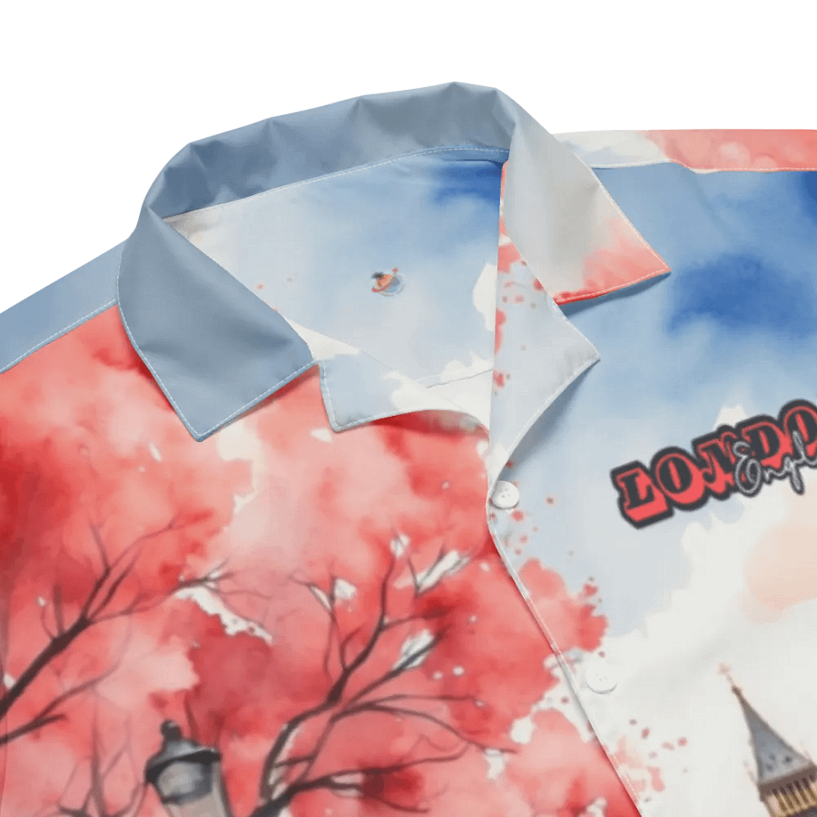 London England Watercolor All Over Print Hawaiian Shirt product image (11)