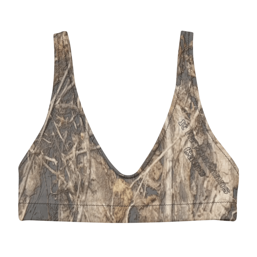 Recycled Padded Bikini Top - Dead Split - It Happennnns Camo product image (5)