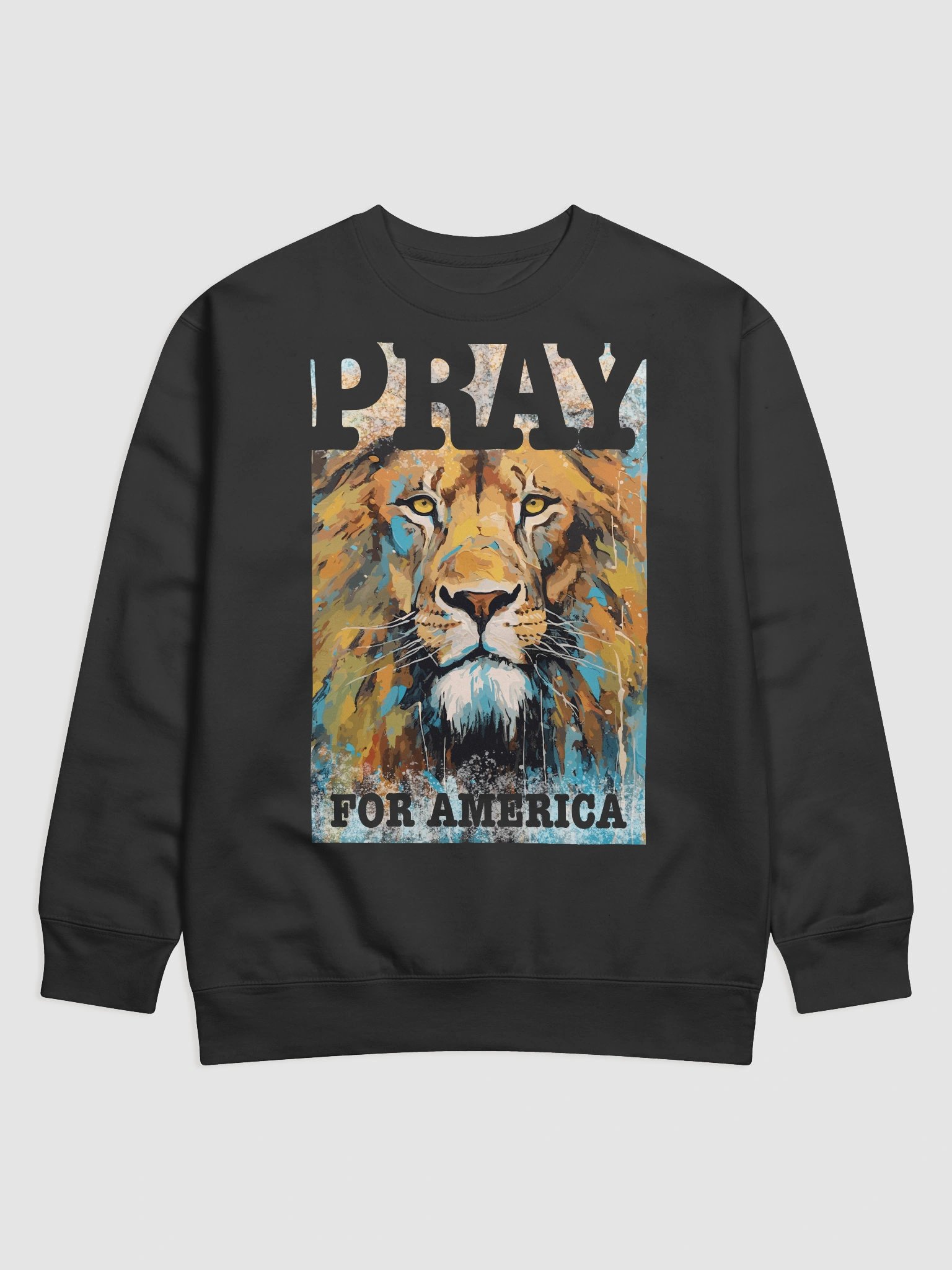 Brave Lion Pray for America Premium Sweatshirt product image (2)