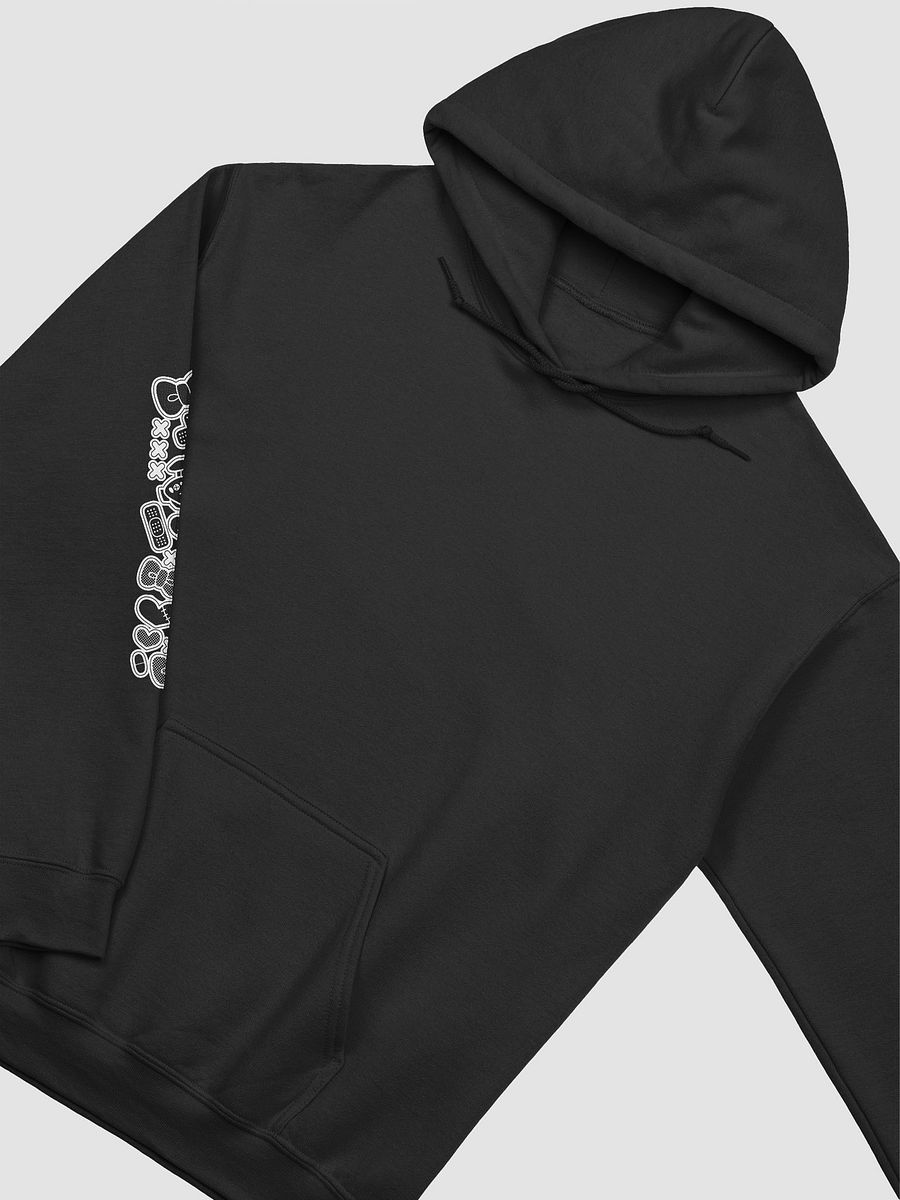 hoodie but with white print product image (3)