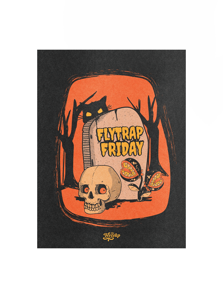 Flytrap Friday Gravestone 12x16 Poster product image (1)