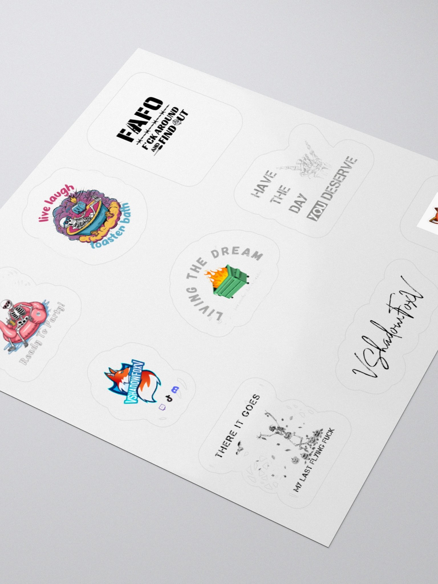 Regret in Vinyl: Stickers That Speak Louder Than Your Therapist product image (11)