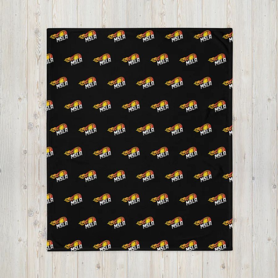 MSLA Logo Throw Blanket product image (5)