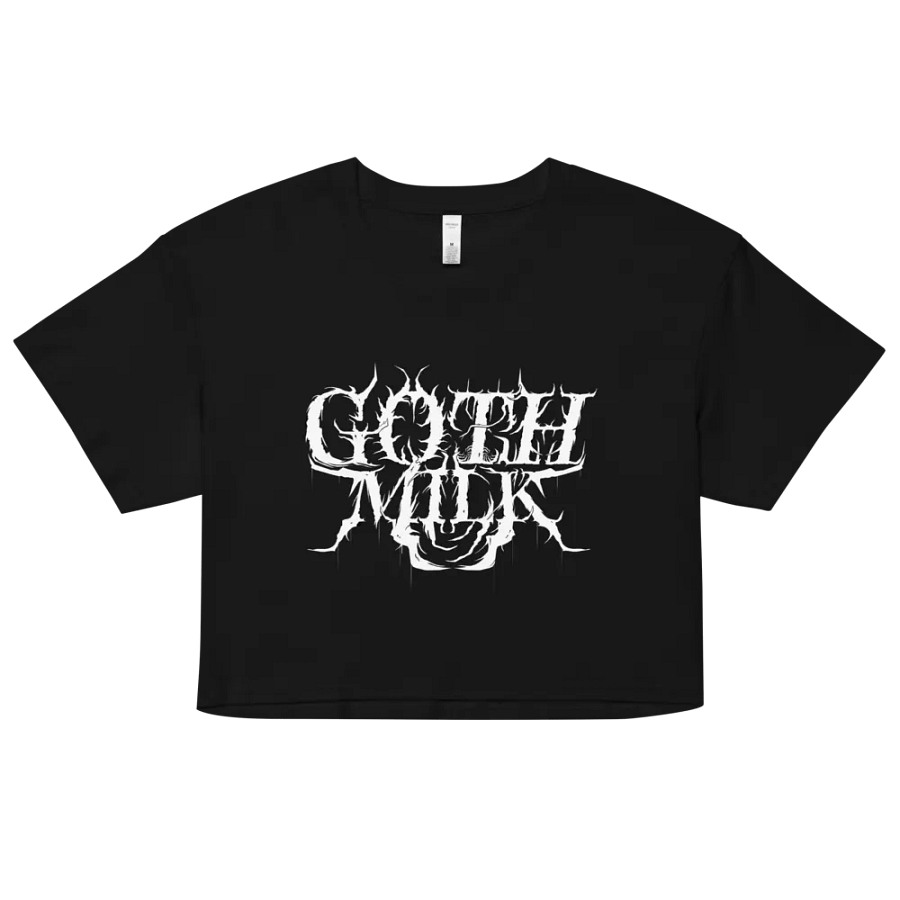 Goth Milk? ( Black Crop Top ) product image (7)