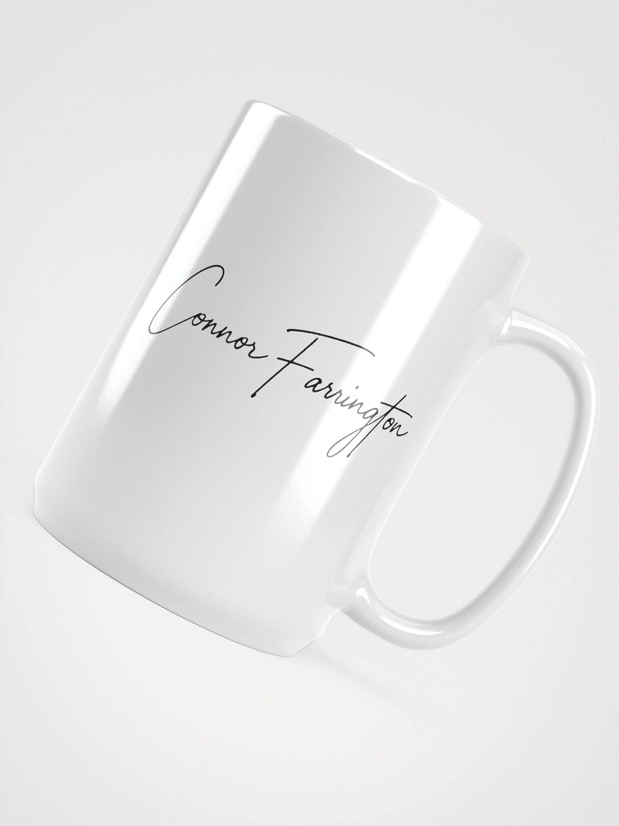 Golden Wolf Logo White Glossy Mug product image (4)