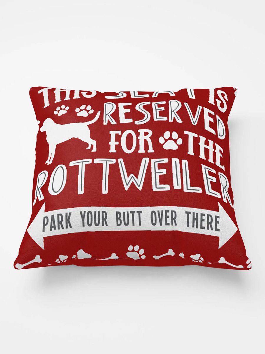Seat reserved for the Rottweiler product image (1)