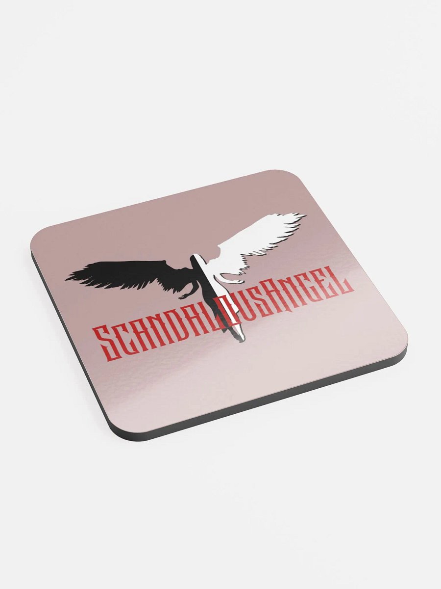 Scandalous Angel's Glossed Cork Coaster product image (4)