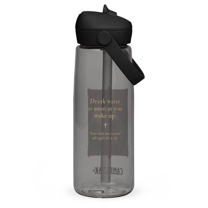 Hydrate Your Body Quest Bottle (Front + Back Design) product image (2)