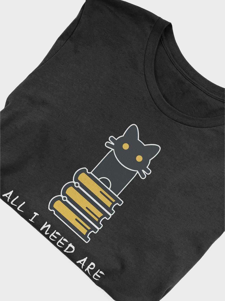 All I Need Are Books And Cats - Unisex T-shirt Bella Canvas 3001 product image (15)