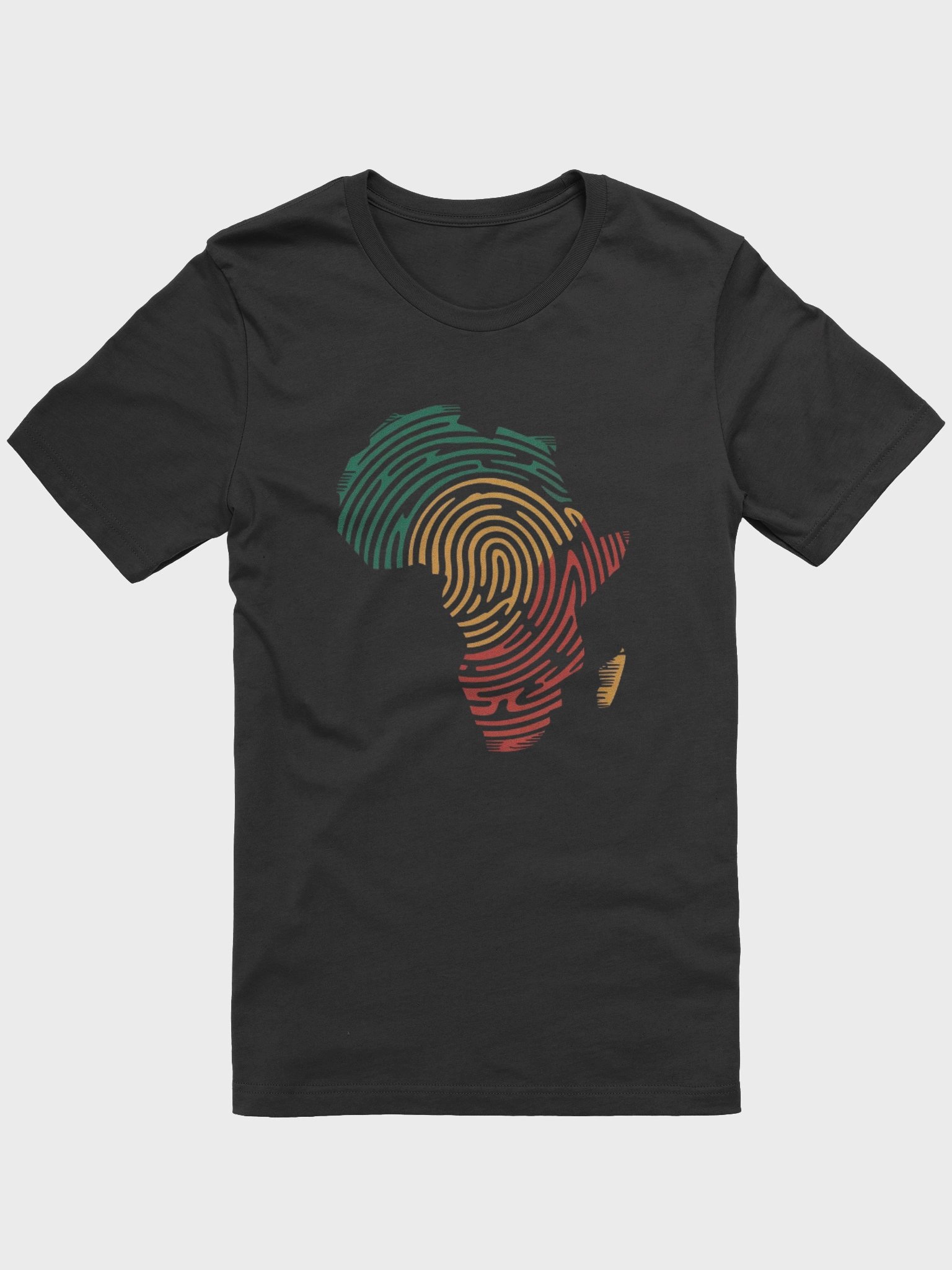Africa Map African DNA Fingerprint Pan Africa Traore Supersoft T-shirt product image (1)