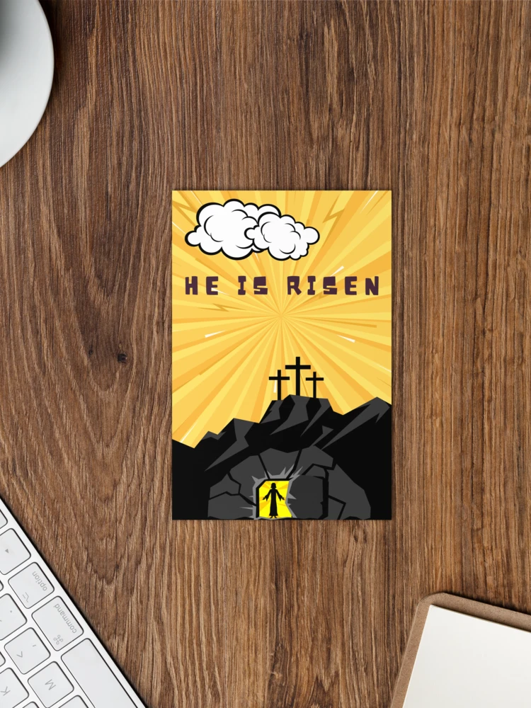 He Is Risen Retro Comic Greeting Card product image (8)