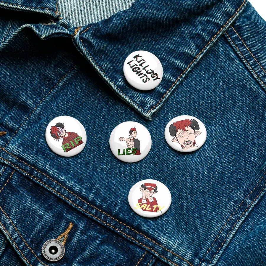 Killjoy Logo and Emote Pin Set product image (16)