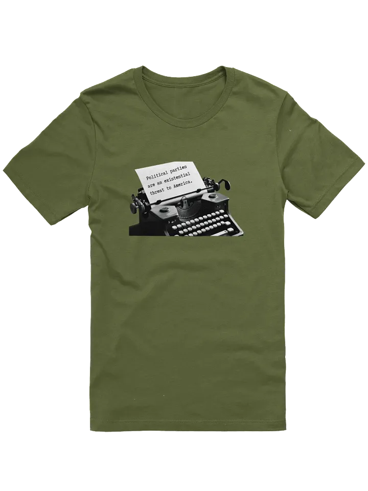 Existential Threat Typewriter T-Shirt product image (2)
