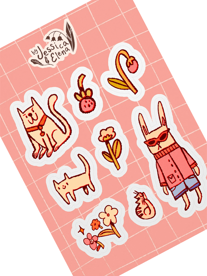 Cool Cats Sticker Sheet product image (2)