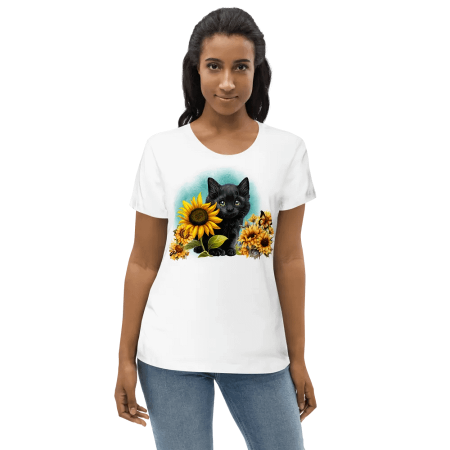 Sunflower Kitten Women's Eco Tee product image (6)