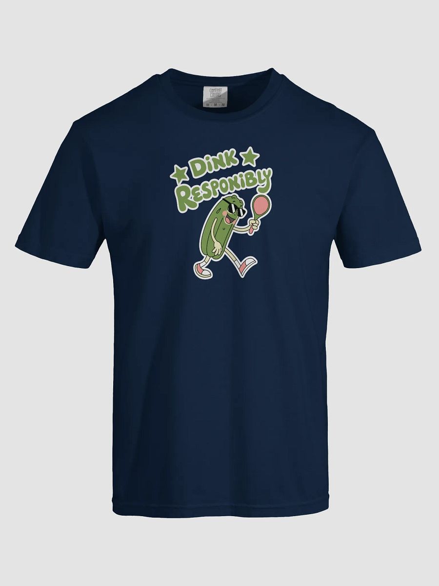 Playful Dink Responsibly Pickleball Unisex Garment-Dyed T-shirt product image (3)