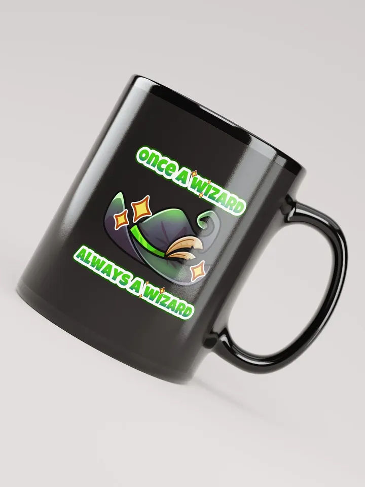 Once a Wizard, Always a Wizard Mug (Black) product image (1)