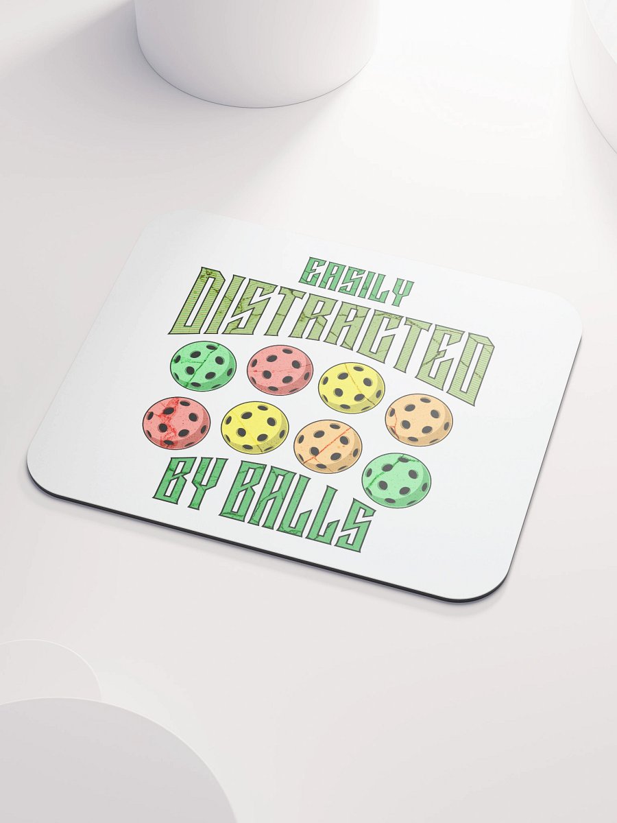 Easily Distracted By Balls Pickleball Mouse Pad product image (3)