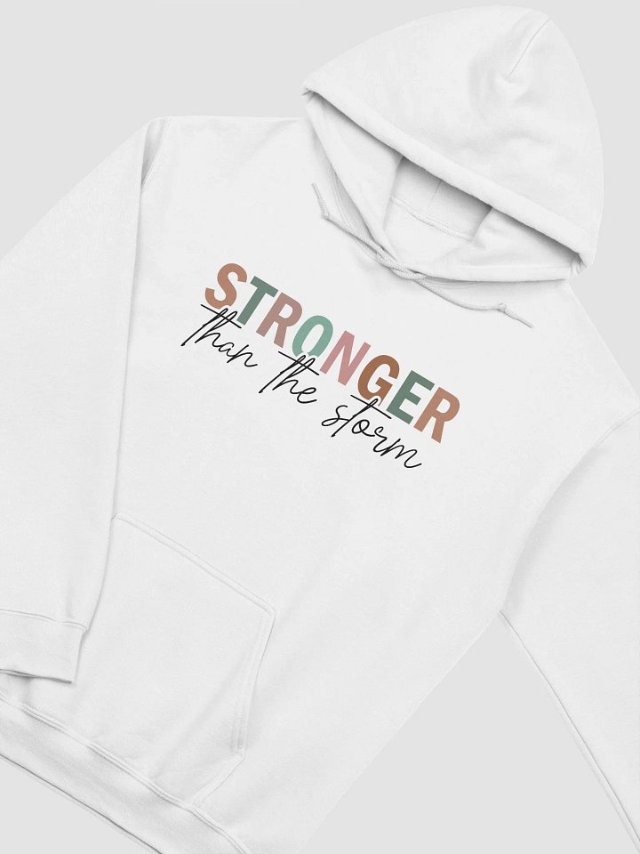 STRONGER than the storm Classic Hoodie product image (2)
