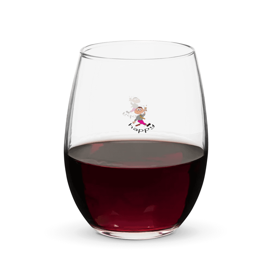 Pixel Party Stemless Wine Glass product image (7)