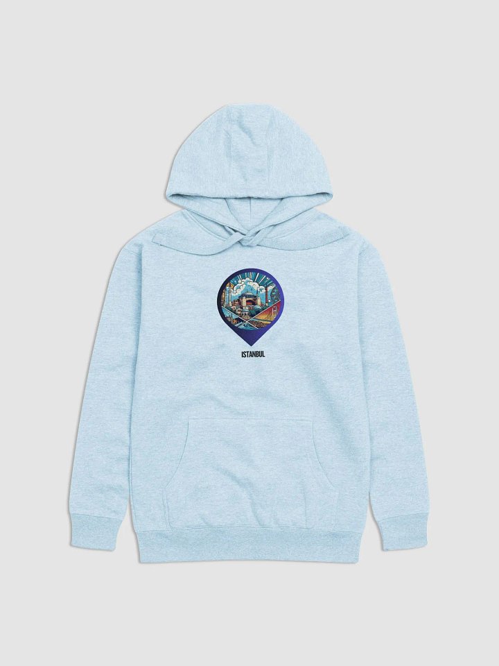 Cityscape Pin Premium Hoodie | Ai design Istanbul city product image (1)
