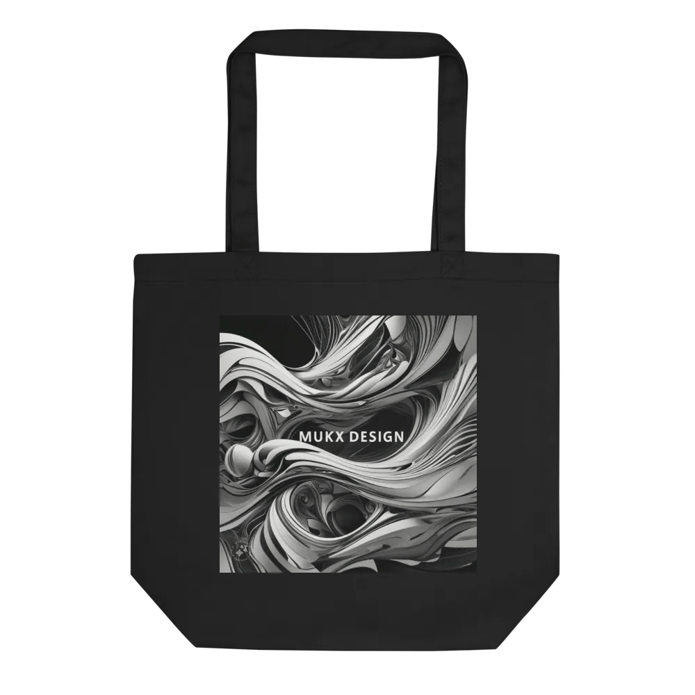 Swirling Monochrome Tote Bag product image (1)