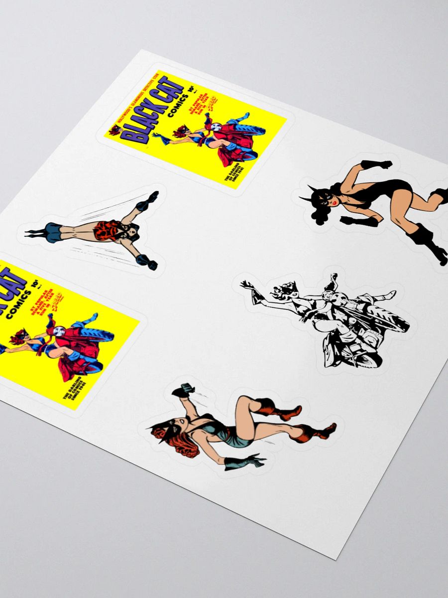 "Black Cat" Harvey Comic Sticker Set product image (6)