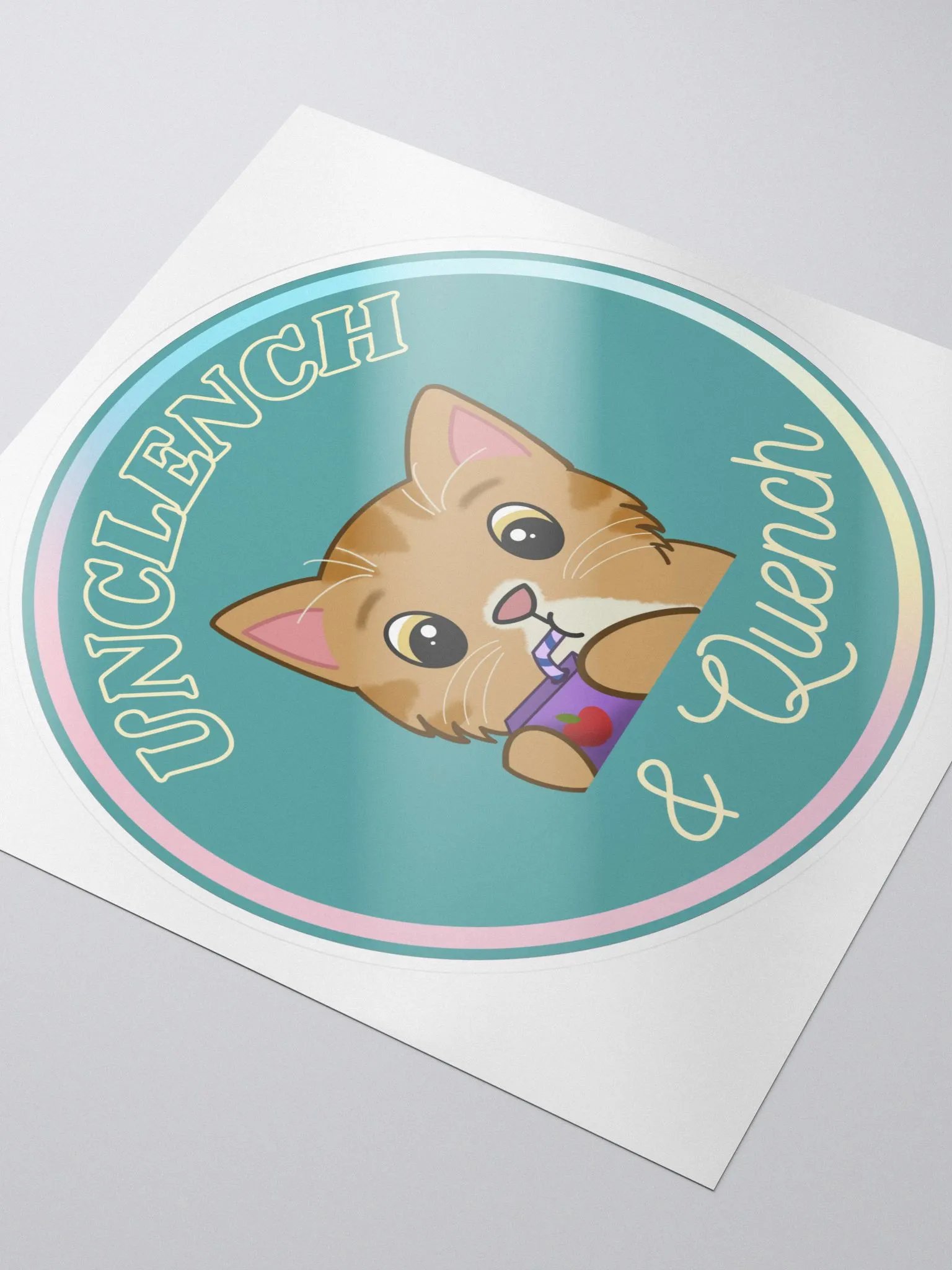 Unclench and Quench Sticker product image (3)
