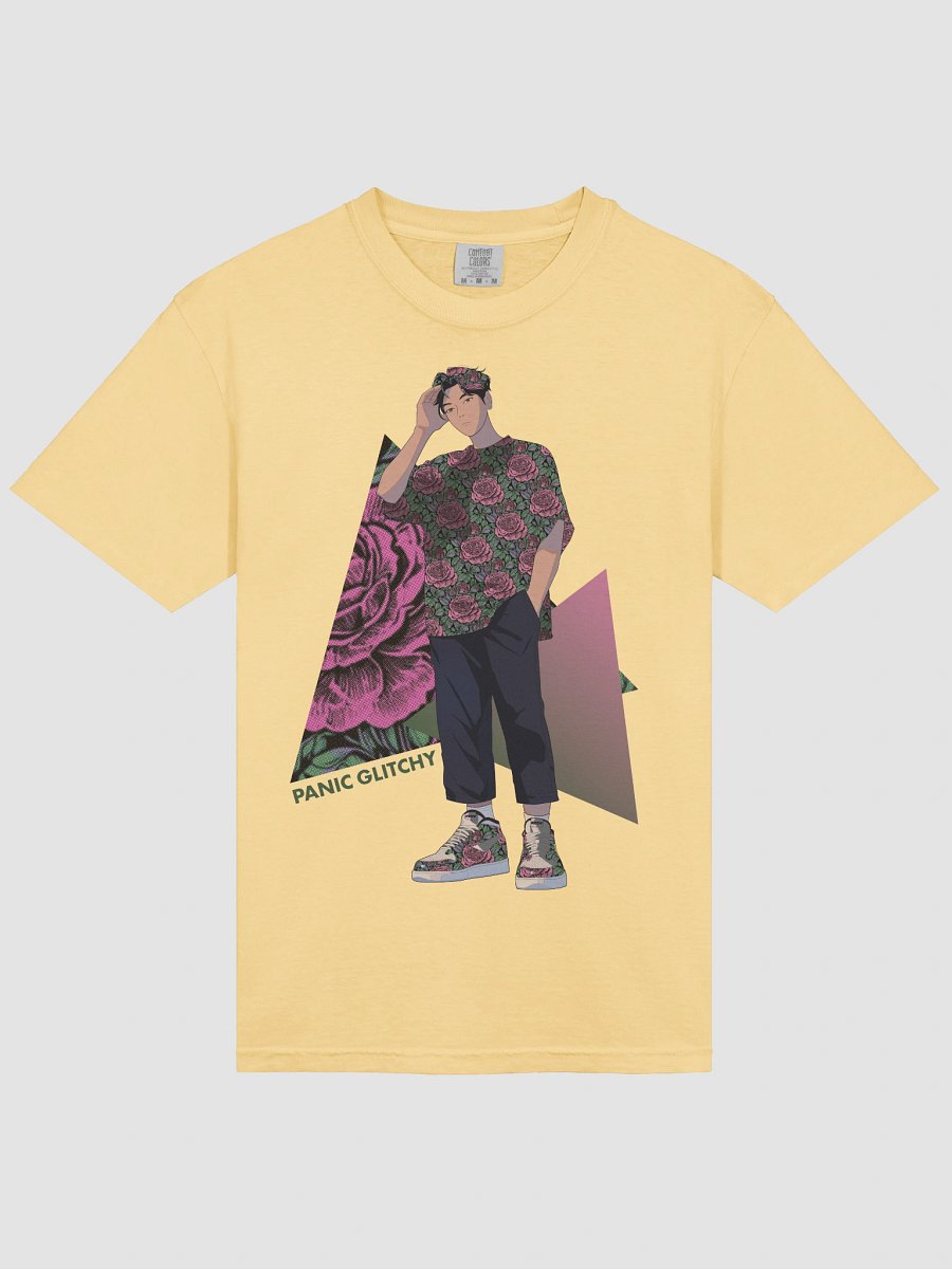 Patterned Ikimen Pink Rose Tee product image (83)