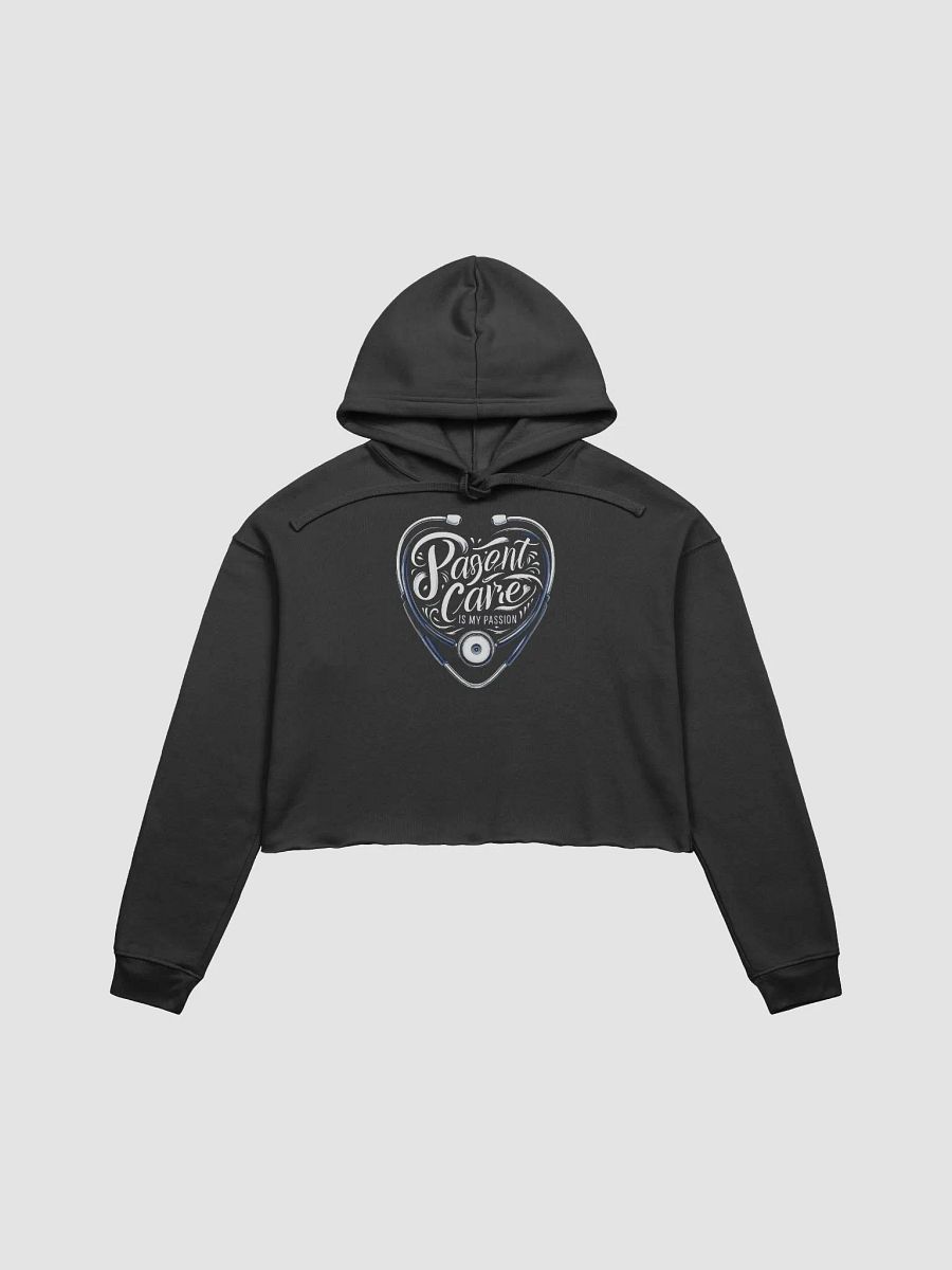 Passion for Patient Care Heart Stethoscope Crop Hoodie product image (1)