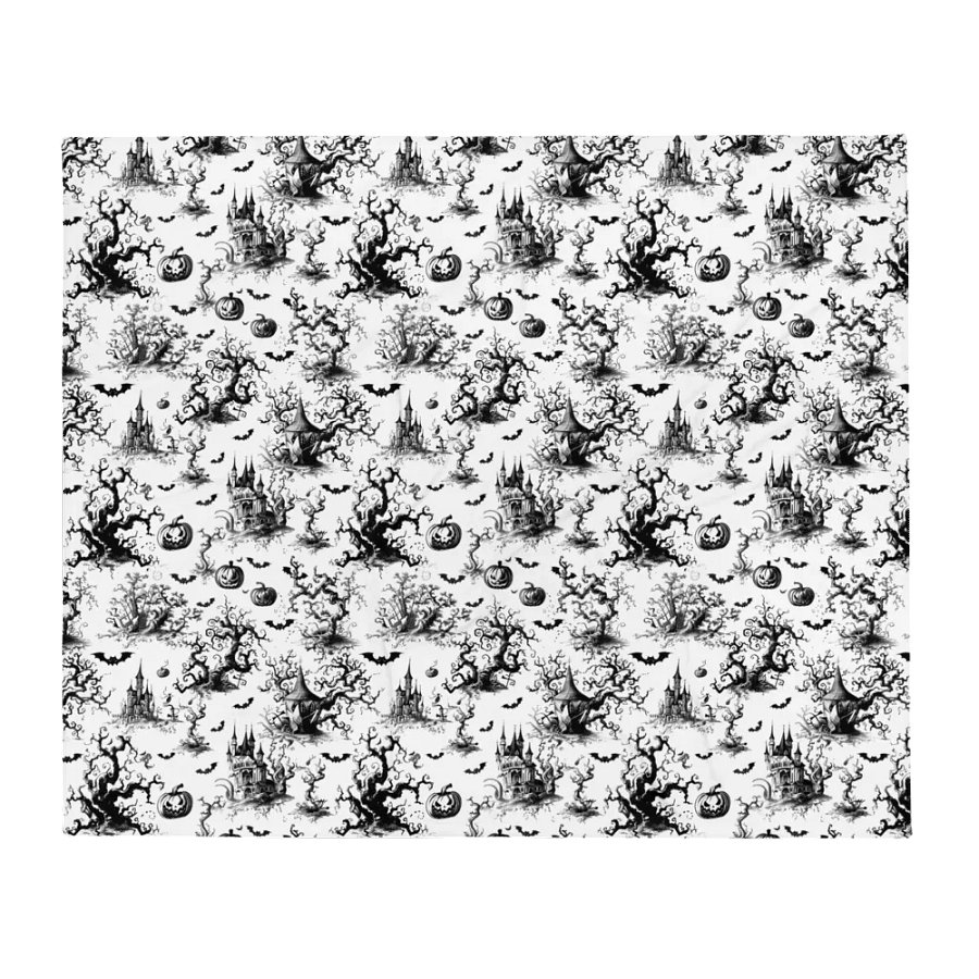 Halloween Black And White Blanket product image (1)